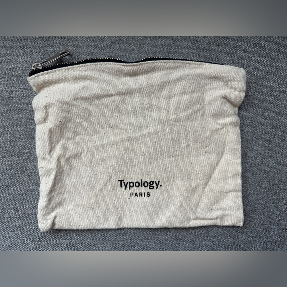 Typology Canvas Zipper Make Up Pouch